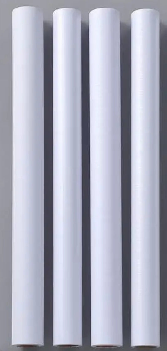 4 x Rolls   White Matt Self-Adhesive Roll