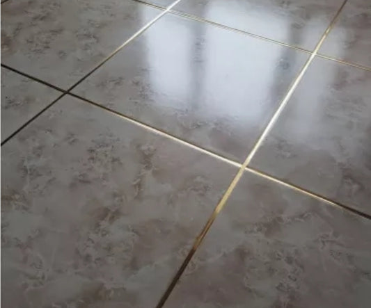 Beige / Cream Marble over Existing Tiles