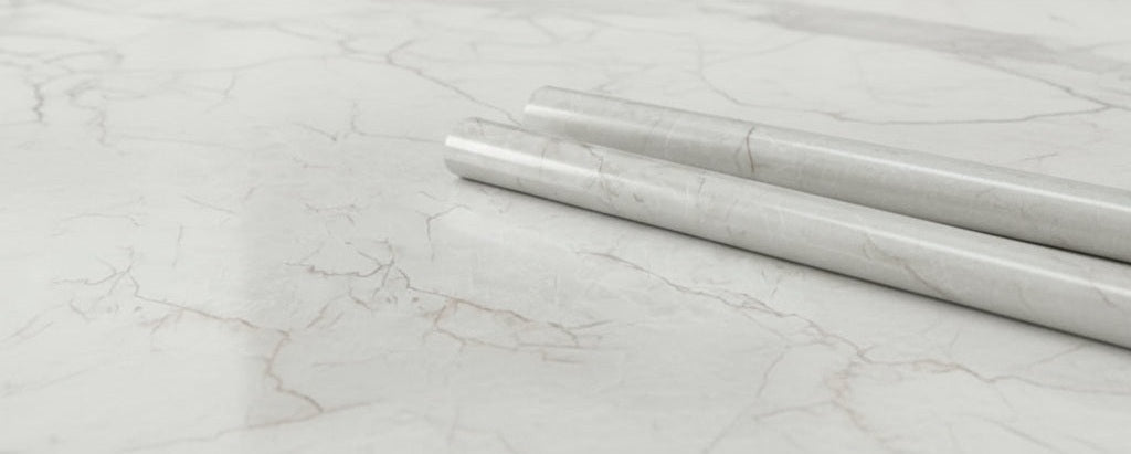 Cream / Beige  Marble Self-Adhesive Roll EX LARGE