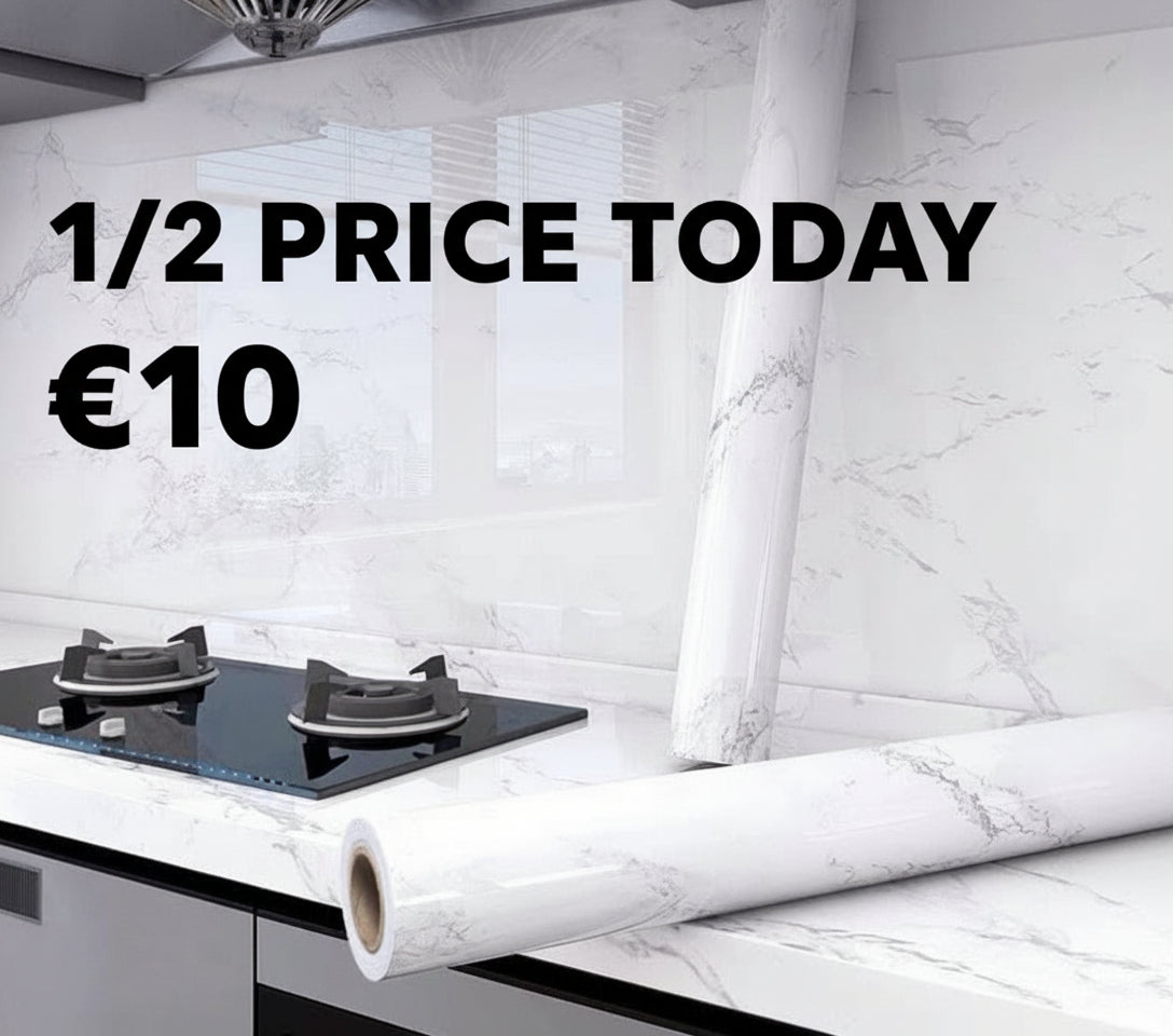 White & Grey Gloss Marble