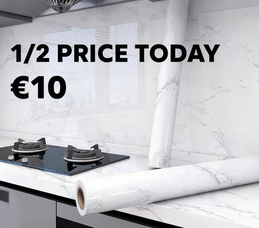 White & Grey Gloss Marble