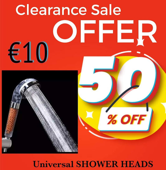 50% Off Universal Shower Head