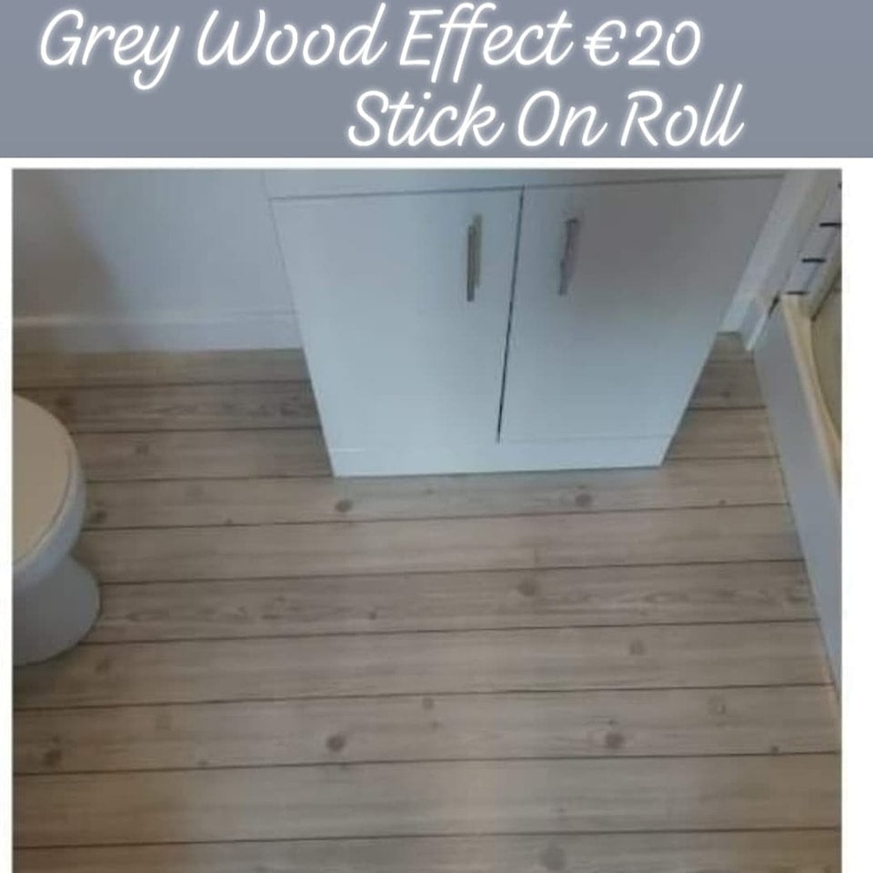 Grey Wood effect Roll over Existing Floor (Customer pic)