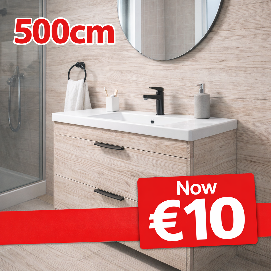 Natural Oak Wood Effect Stick On Roll