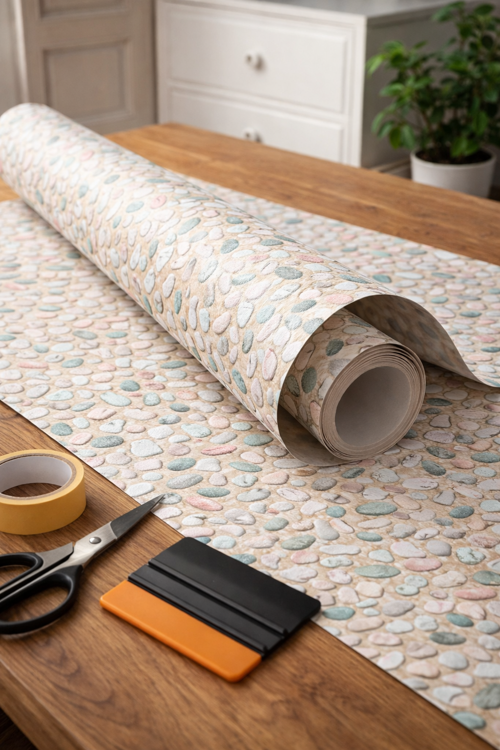 Pebble Stone Roll - Budget Interiors
