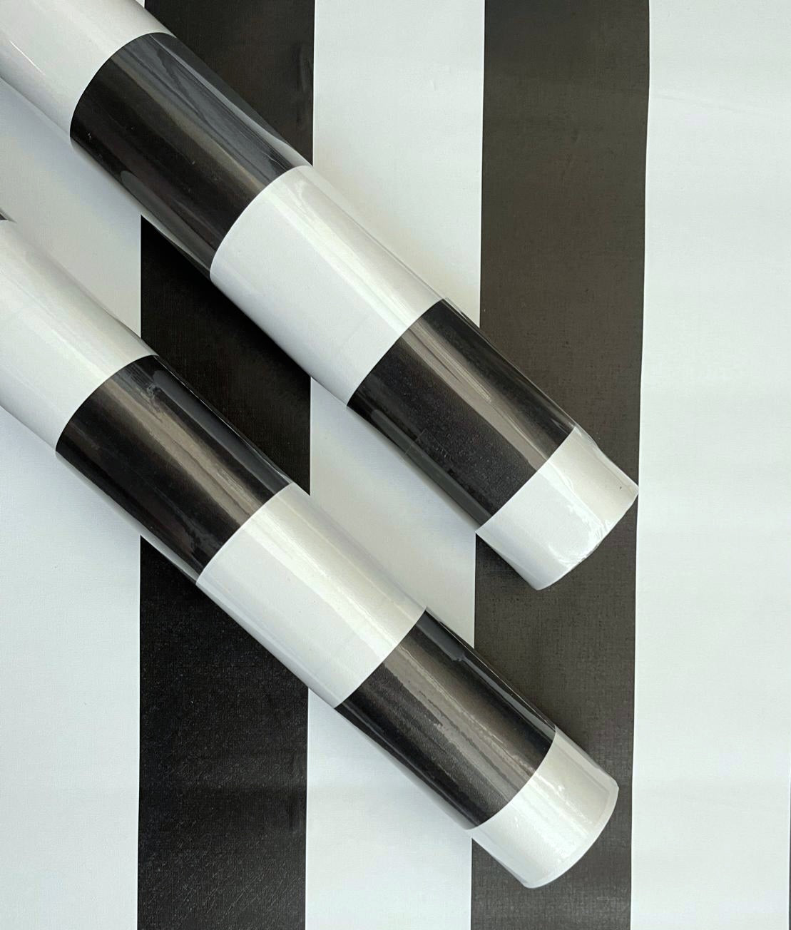 Black & White Stripe, Extra Large Roll 1000cm