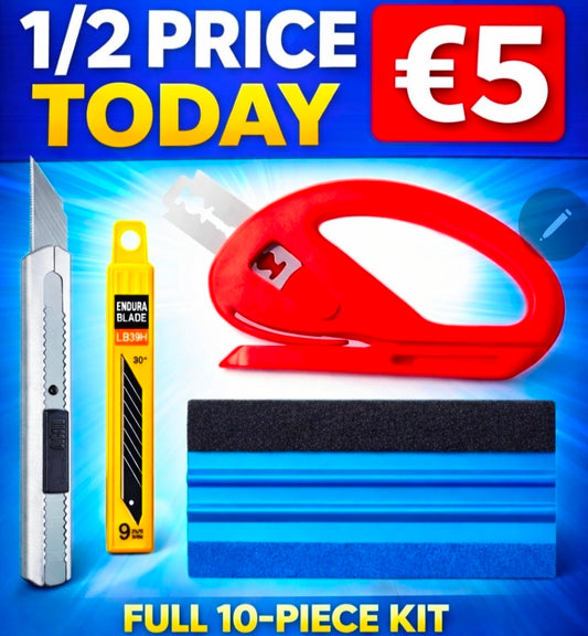 Budget Interiors 10-piece application kit for faster, tidier application of paint or wallpaper in seconds.