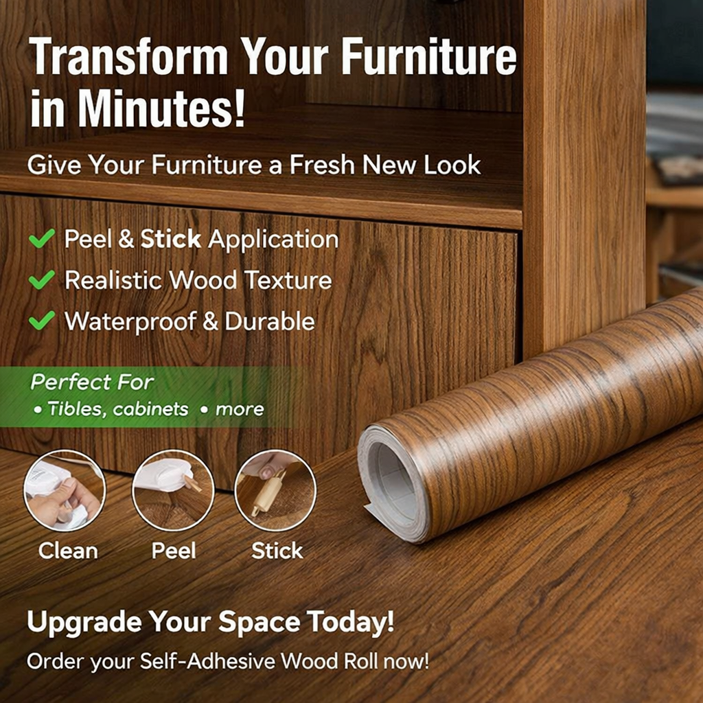 Budget Interiors wood roll featuring a natural finish, ideal for crafting or home decor projects.