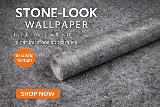 Grey marble pattern on a heavier quality 10-metre roll, ideal for interior surface applications by Budget Interiors.