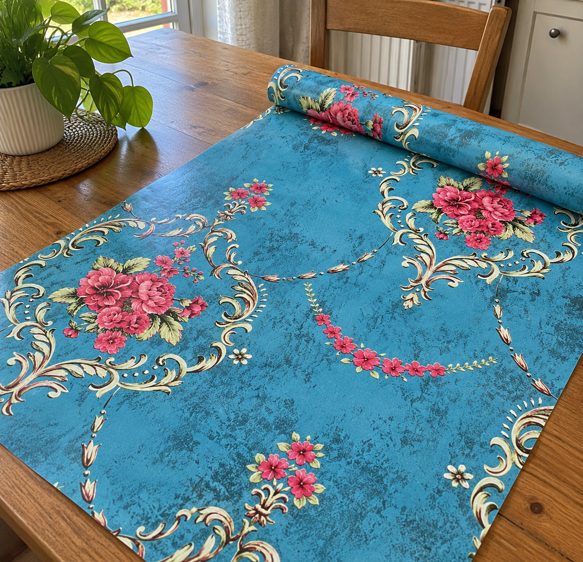 Shabby Chic Wallpaper - Budget Interiors