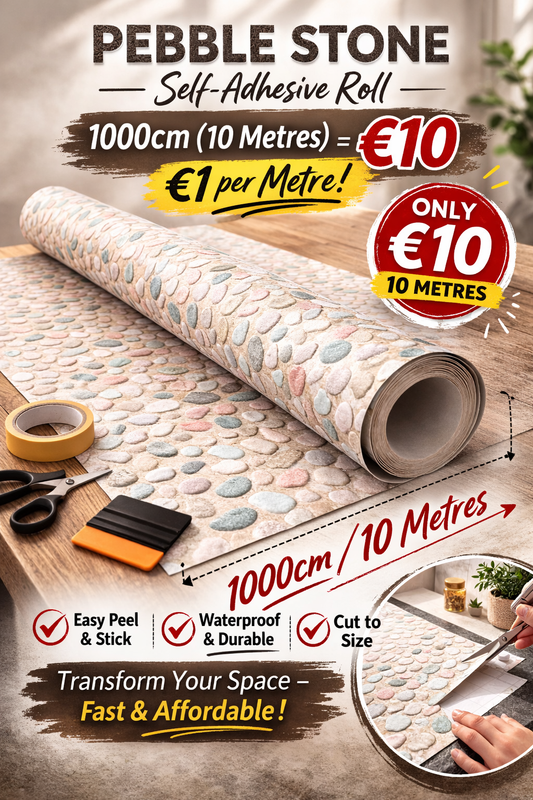 Pebble Stone Self Adhesive Roll