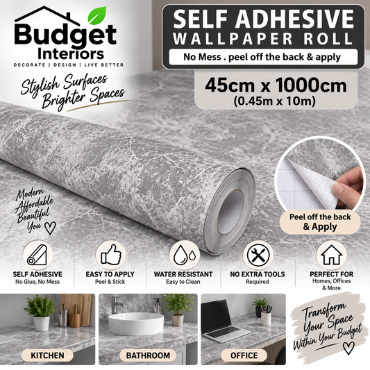 Grey Marble Luxurious Roll 1000cm
