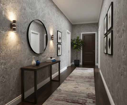 Grey Embossed Self-Adhesive Roll