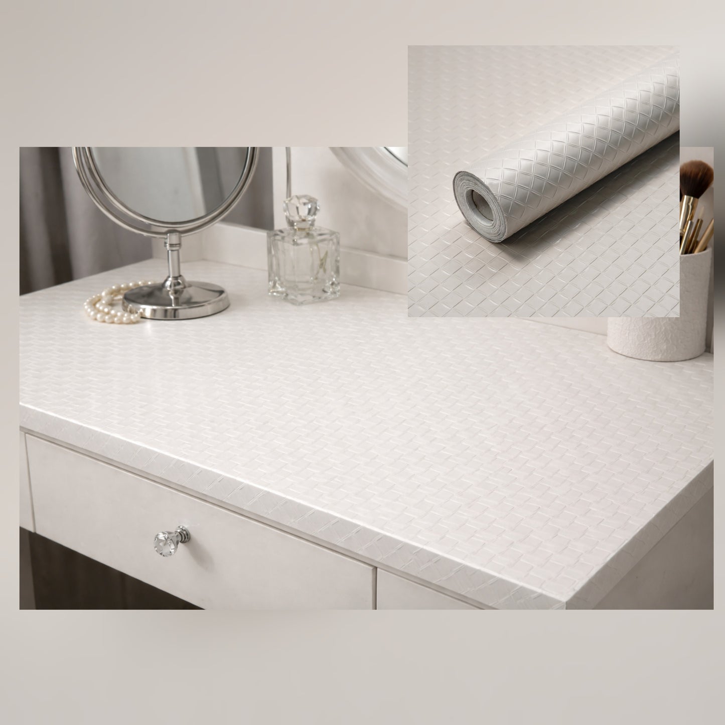 Beige Luxurious Viny Roll