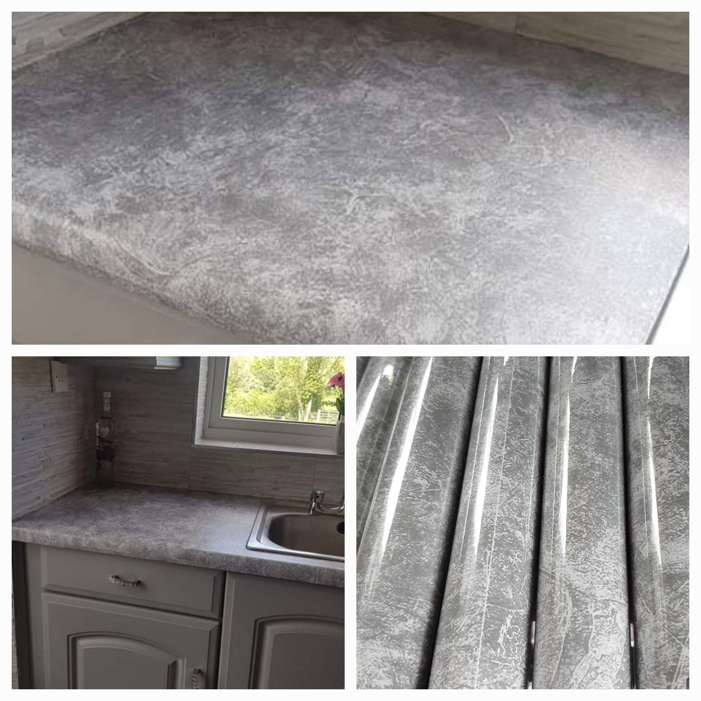 Grey Marble Countertop Roll - Budget Interiors