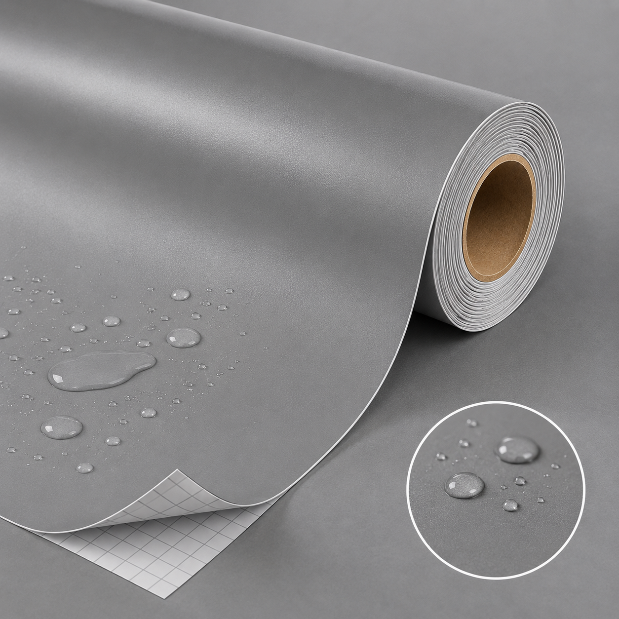 Grey Self Adhesive Roll - 10 Metres