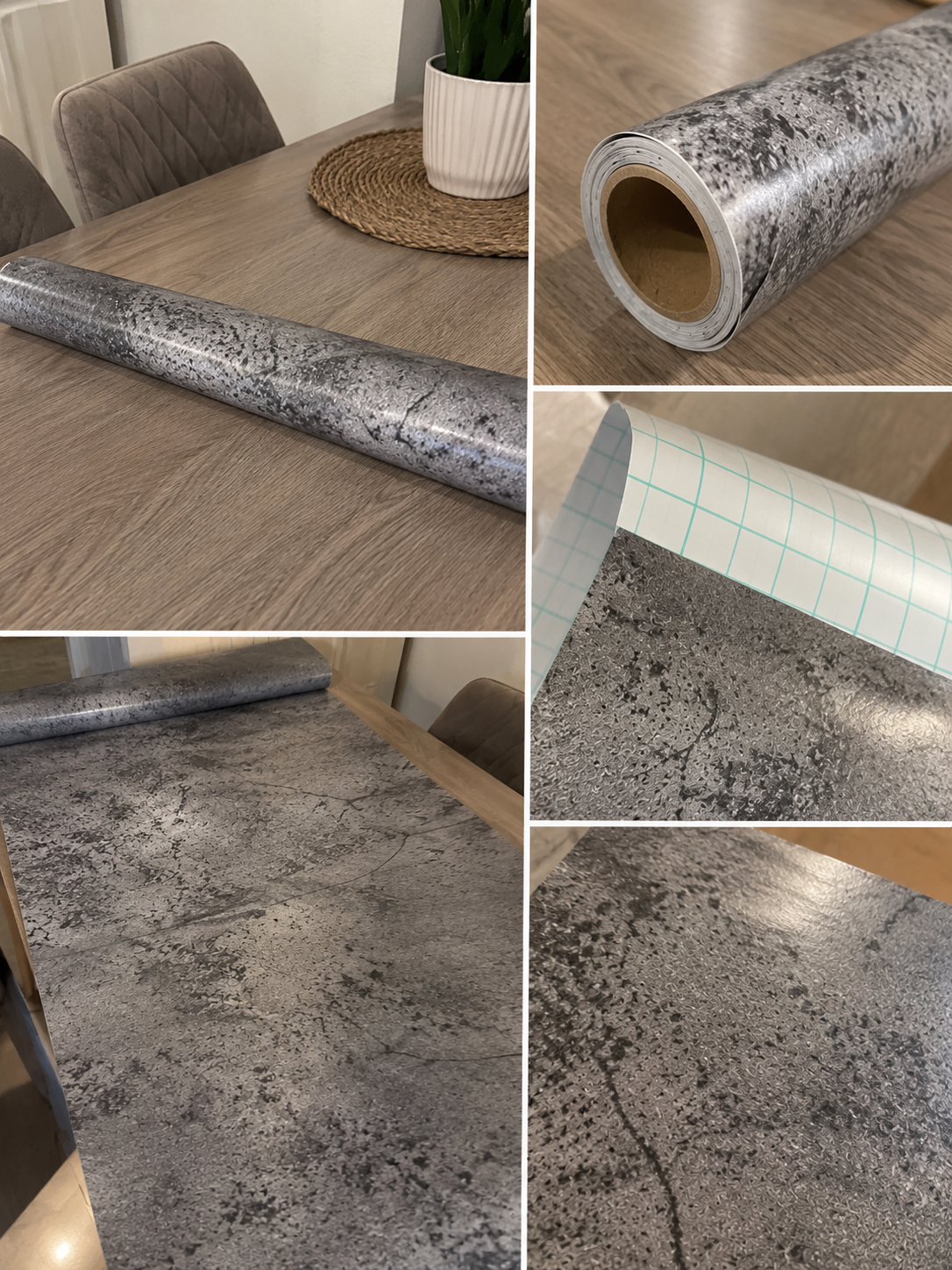 Grey Luxurious Roll .. 50% off Today - Budget Interiors