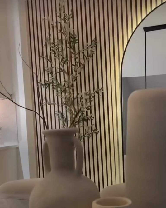 Wood Pannelling Wallpaper Stick On Roll  10 Metres